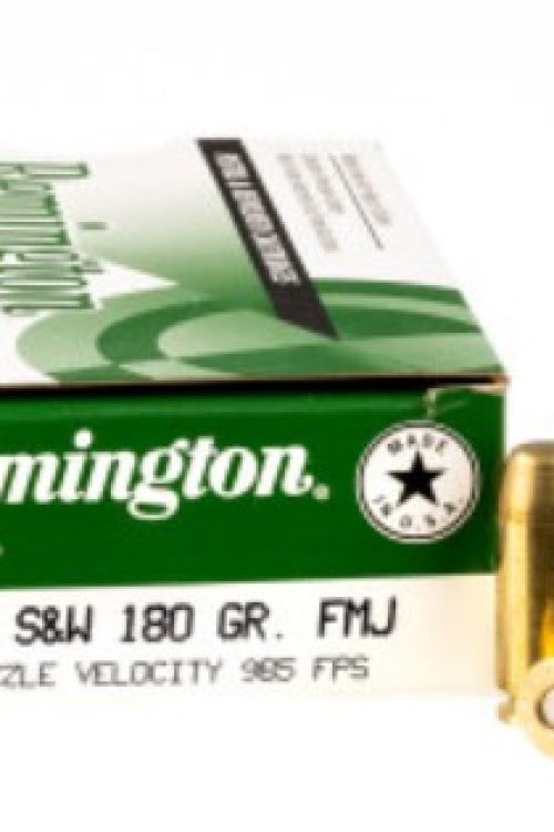 500 Rounds of .40 S&W Ammo Remington – 180gr MC