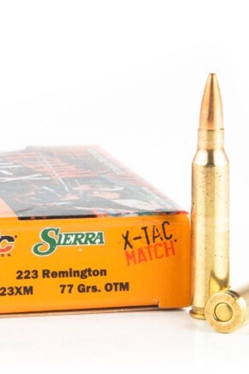 800 Rounds of .223 Ammo by PMC Sierra X-TAC Match – 77gr OTM