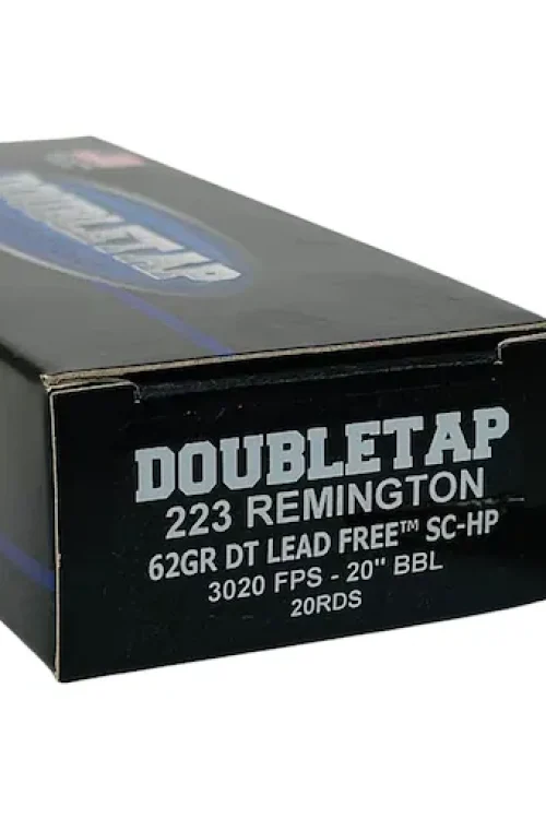 DoubleTap DT Lead Free 223 Remington Ammo 62 Grain Solid Box of 20