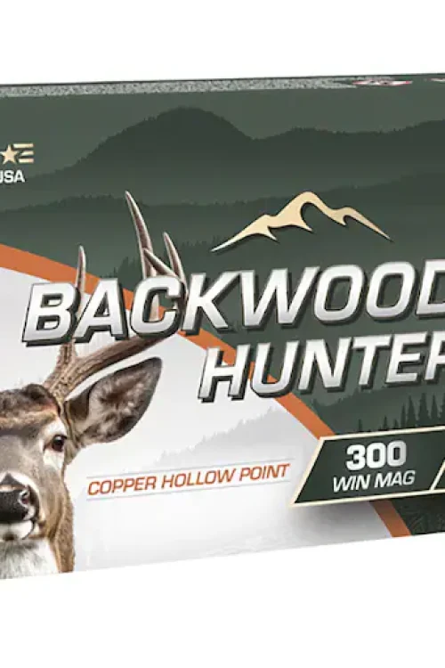 Fiocchi Backwoods Hunter 300 Winchester Magnum Ammo 165 Grain Solid Box of 20