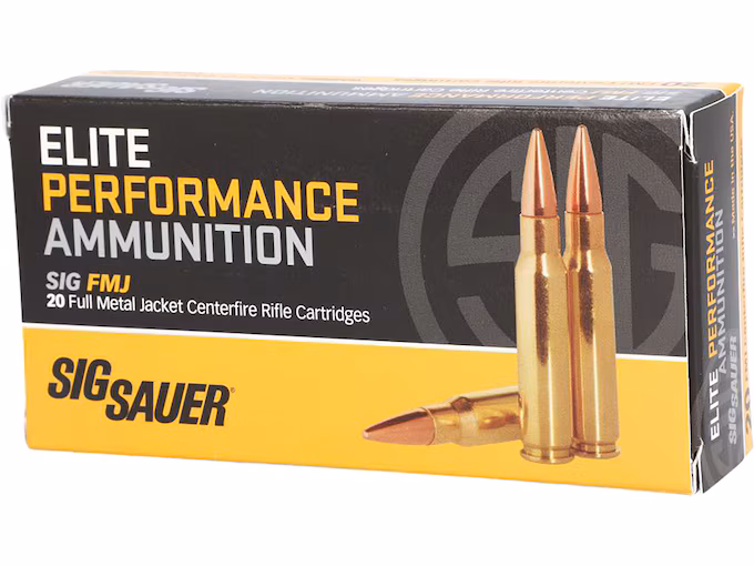 Sig Sauer Elite Performance 308 Winchester Ammo  Box of 20