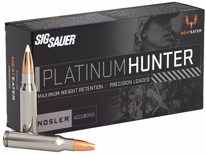 Sig Sauer Platinum Hunter 300 Winchester Magnum Ammo 180 Grain Nosler Box of 20