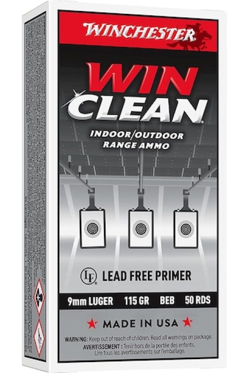 Winchester Super X WinClean 9mm Luger Ammo 115 Grain Full Metal Jacket