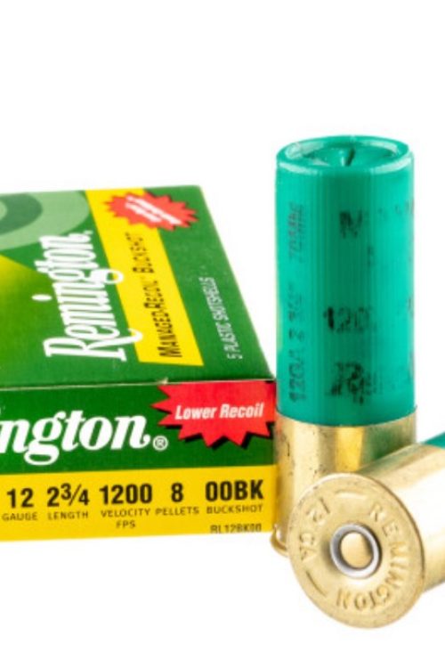 100 Rounds of 12ga Ammo by Remington Managed Buck