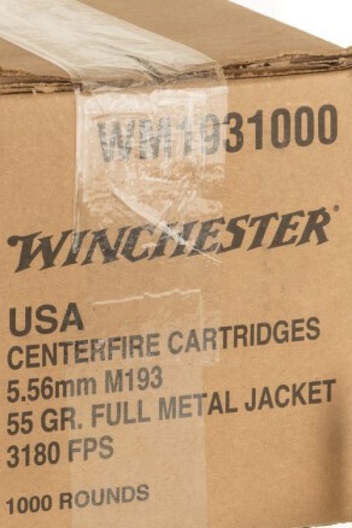 1000 Rounds of 5.56×45 Ammo by Winchester USA – 55gr FMJ