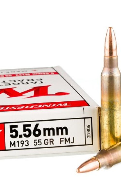 1000 Rounds of 5.56×45 Ammo by Winchester USA – 55gr FMJ M193