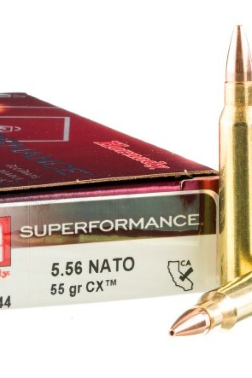 200 Rounds of 5.56×45 Ammo by Hornady Superformance – 55gr CX