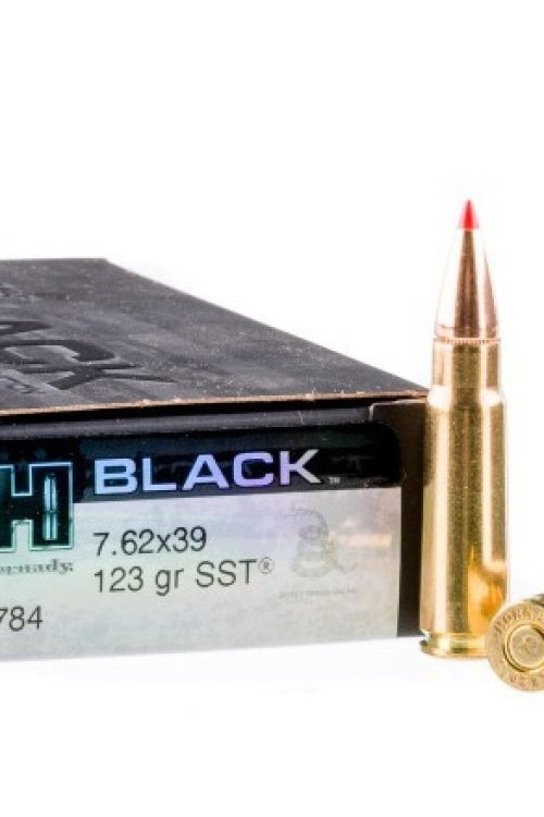200 Rounds of 7.62x39mm Ammo by Hornady BLACK – 123gr SST