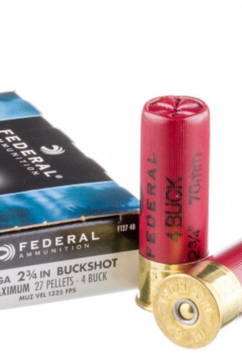 250 Rounds of 12ga Ammo by Federal 4 Buck