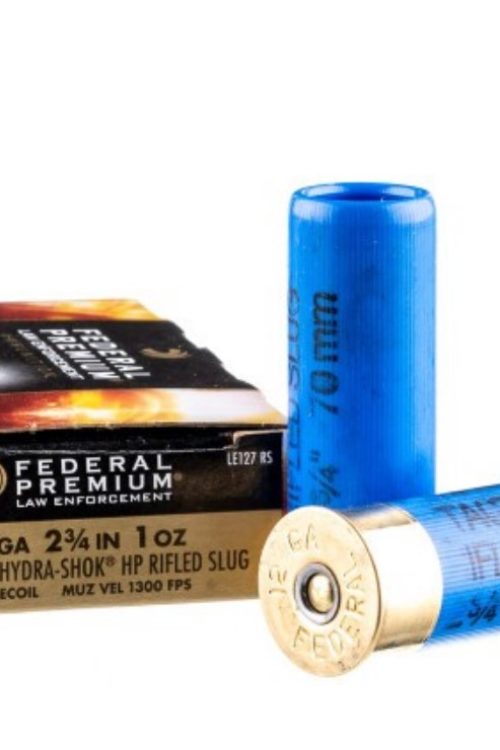 250 Rounds of 12ga Ammo by Federal LE Tactical rifled HP slug