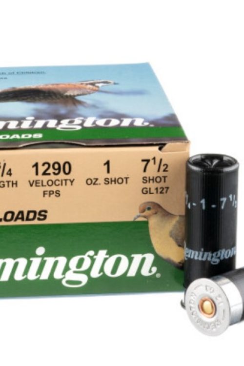 250 Rounds of 12ga Ammo by Remington 7 1/2 shot