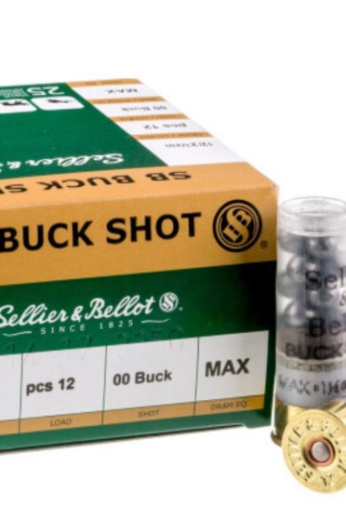 250 Rounds of 12ga Ammo by Sellier & Bellot 1.25 Buck