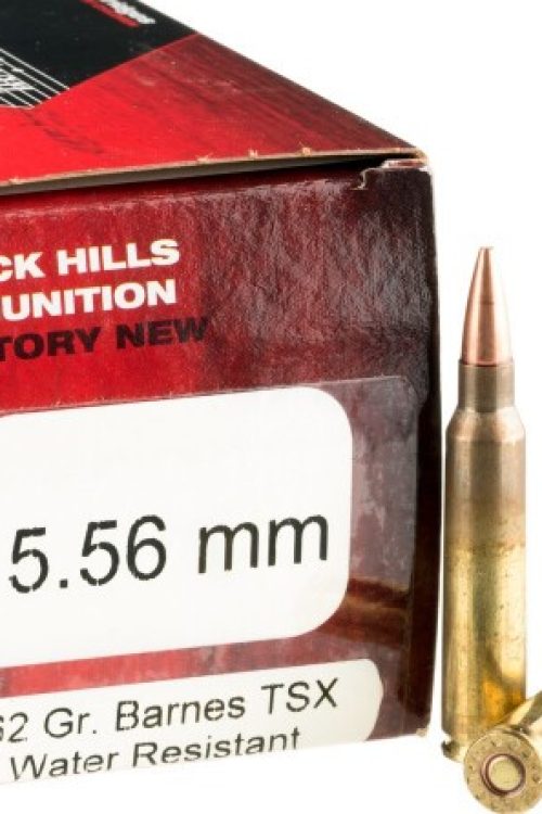 500 Rounds of 5.56×45 Ammo by Black Hills Ammunition – 62gr TSX
