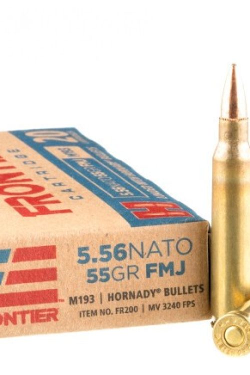500 Rounds of 5.56×45 Ammo by Hornady Frontier – 55gr FMJ