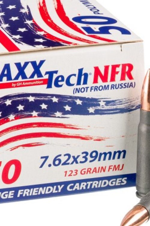 500 Rounds of 7.62×39 Ammo by MAXX Tech NFR – 123gr FMJ