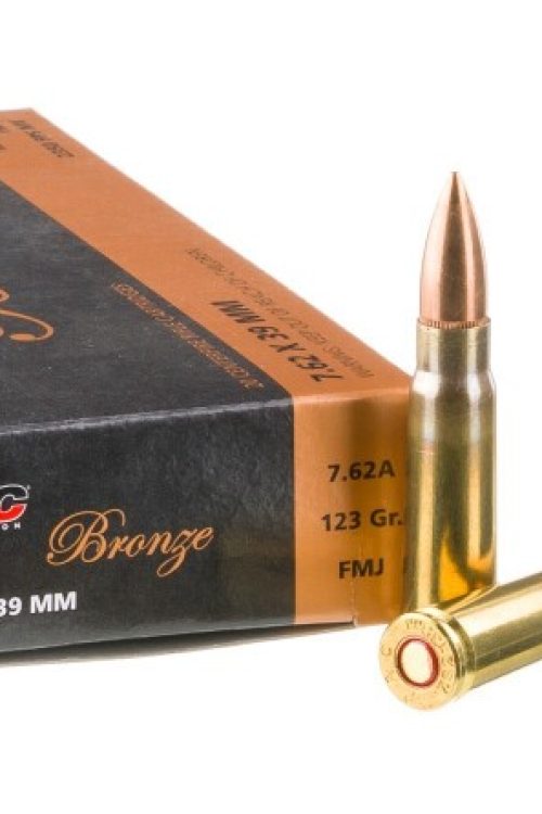 500 Rounds of 7.62x39mm Ammo by PMC – 123gr FMJ