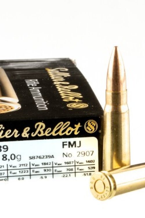 600 Rounds of 7.62x39mm Ammo by Sellier & Bellot – 123gr FMJ